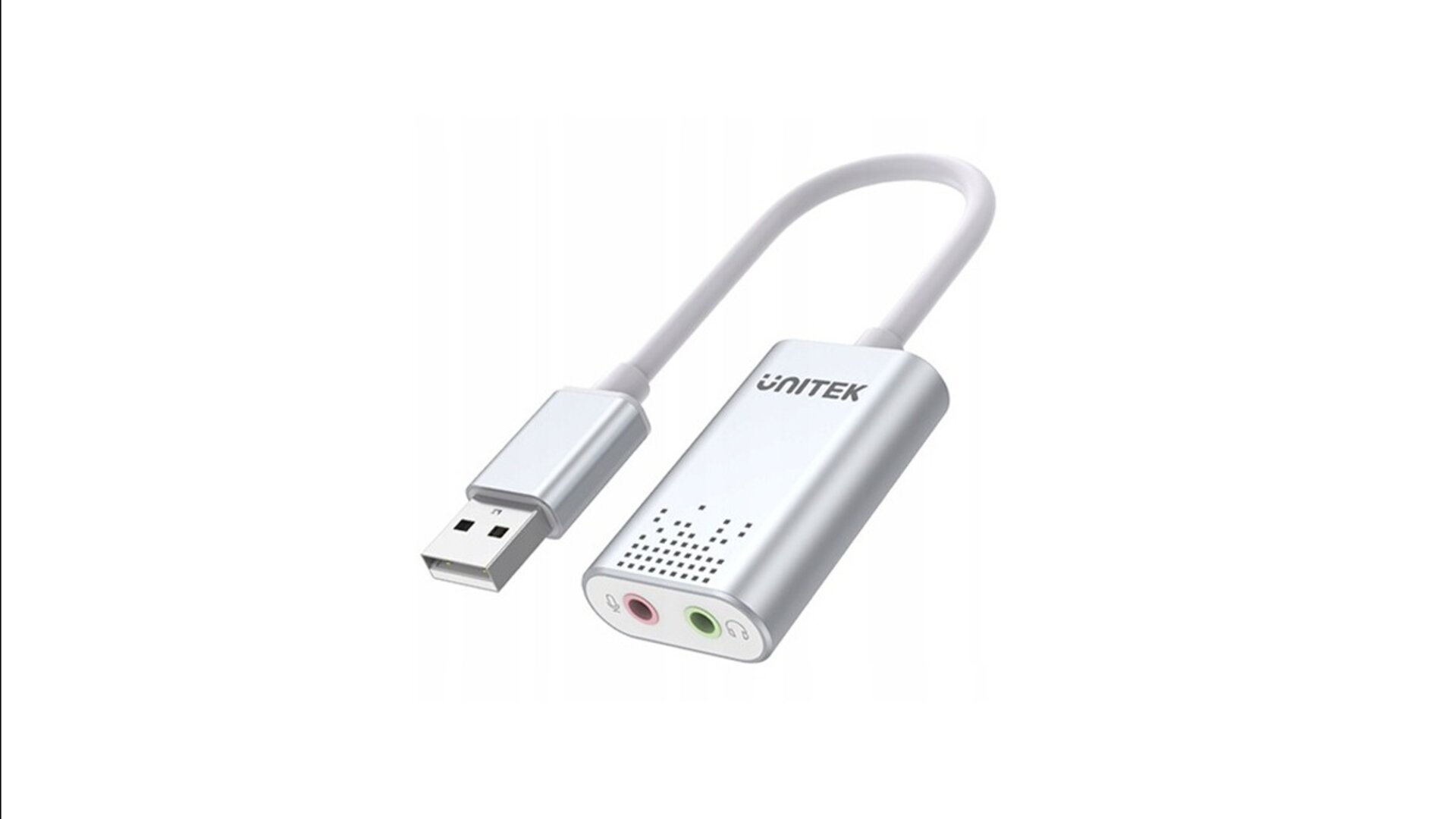 UNITEK Y-247A USB SOUND CARD / Audio adapter to 3.5mm ხმის გადამყვანი
