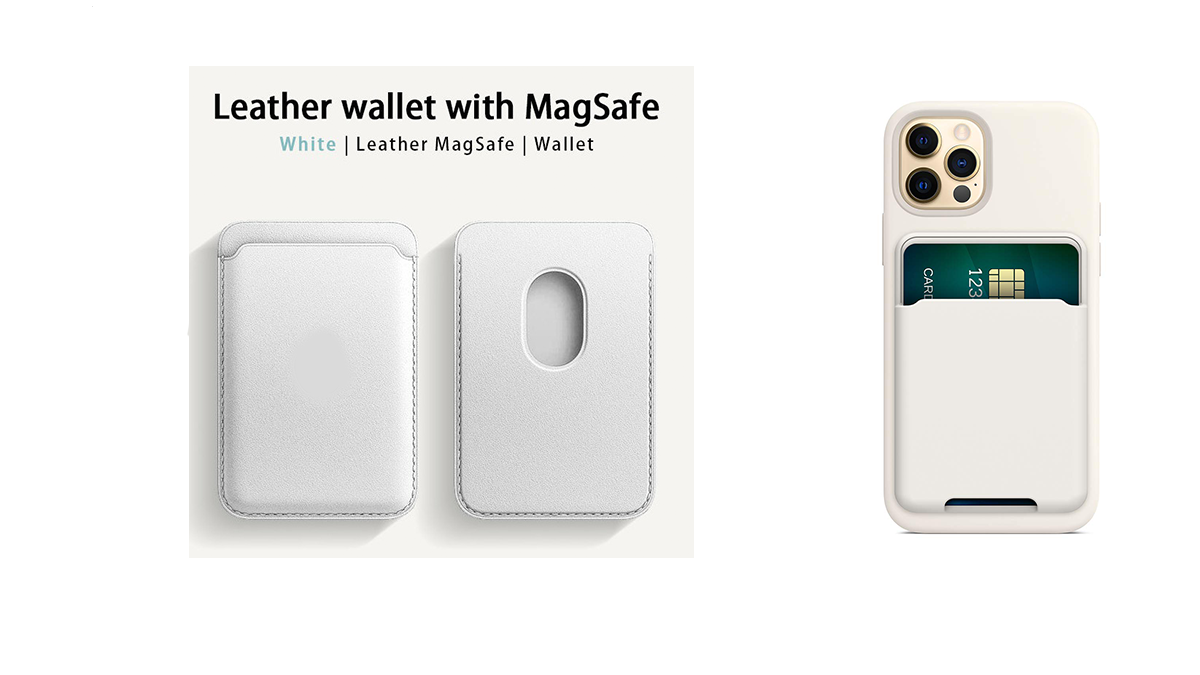 Wanyitong iPhone Leather Wallet (MagSafe) თეთრი (1599)