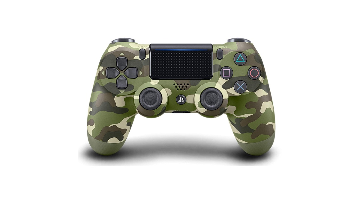 PlayStation Wireless Controller for PS4 camouflage (მუქიმწვანე სამხედრო)