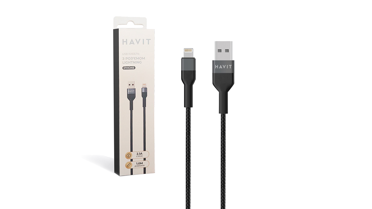 HAVIT CB622C Lightning USB კაბელი 