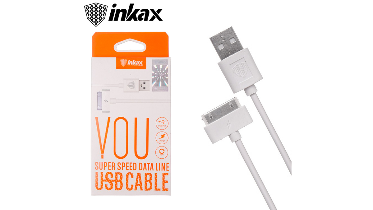 inKax CK-13  USB კაბელი iPhone 4/4s