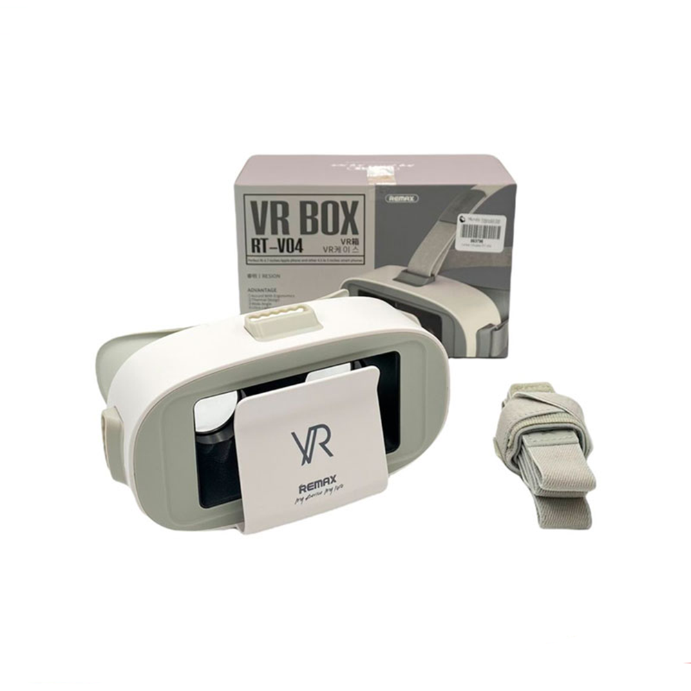 REMAX RT-V04 VR BOX ვირტუალური სათვალე თეთრი