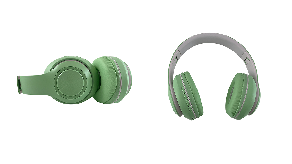 HEADSET P39 Wireless 5.0V უსადენო ყურსასმენი მწვანე 