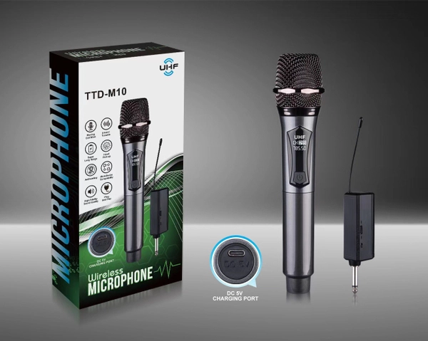 TTD-M10 Wireless microphone უსადენო მიკროფონი