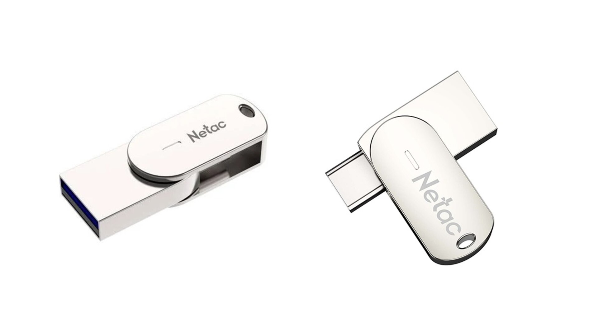 Netac U785C USB 3.0 32GB + Type-C Smartphone with OTG support  ფლეშ მეხსიერება