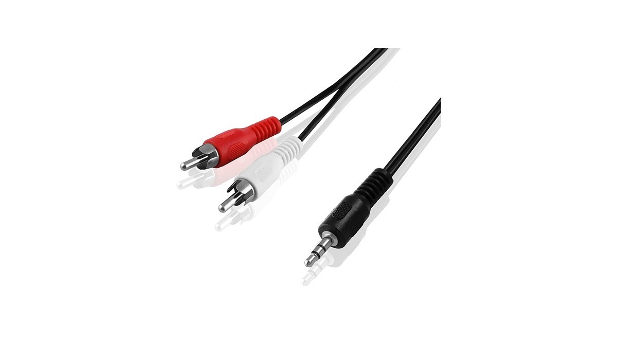 Havit HV-X16 3.5mm stereo cable Male to 2 RCA 1.5მ.