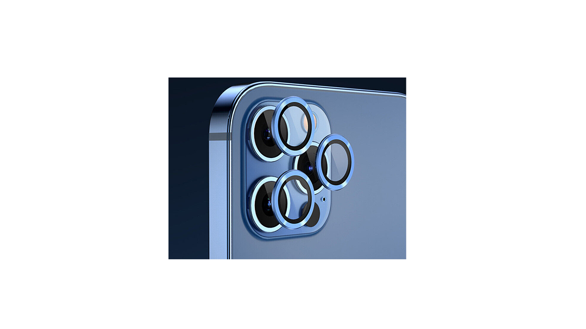 Spigen iPhone 13 Pro/13 Pro Max კამერის დამცავი ბრონი ცისფერი (9155)