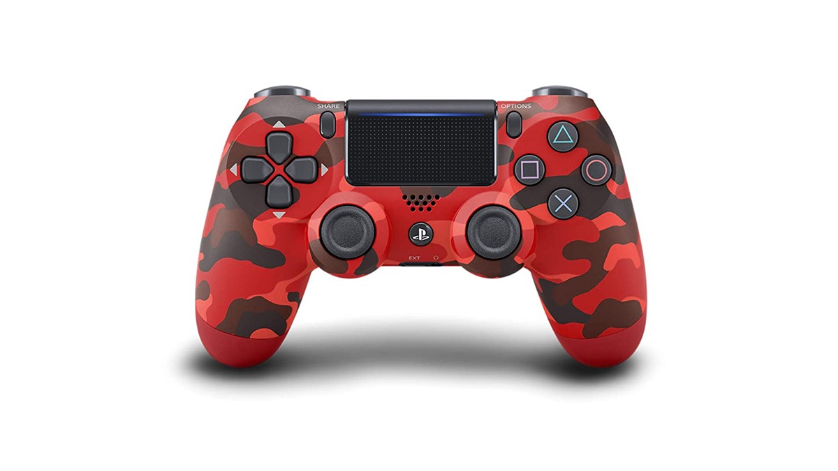 PlayStation Wireless Controller for PS4 camouflage (წითელი სამხედრო)