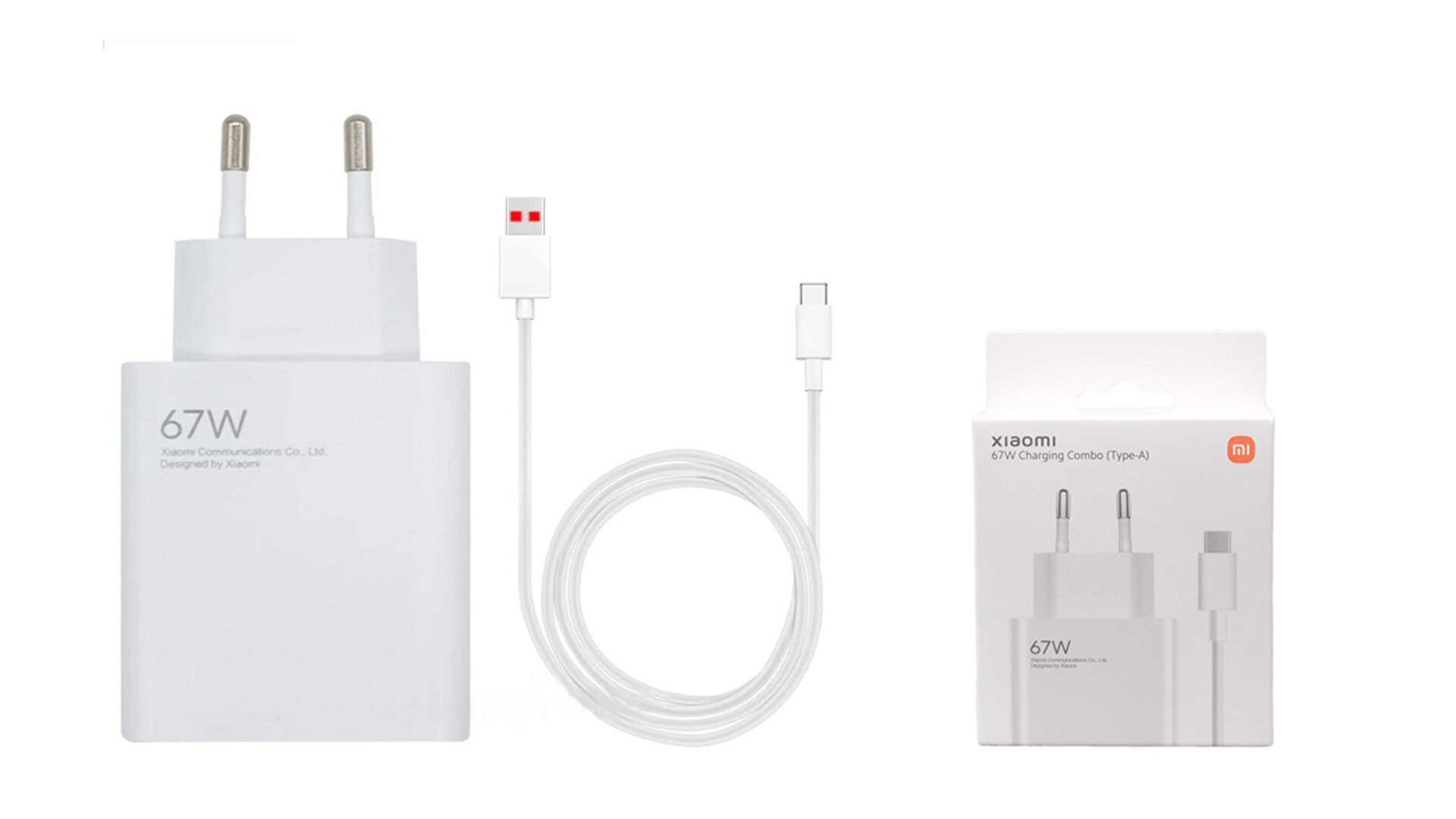 Xiaomi USB-C Charger + Cable 67W Combo