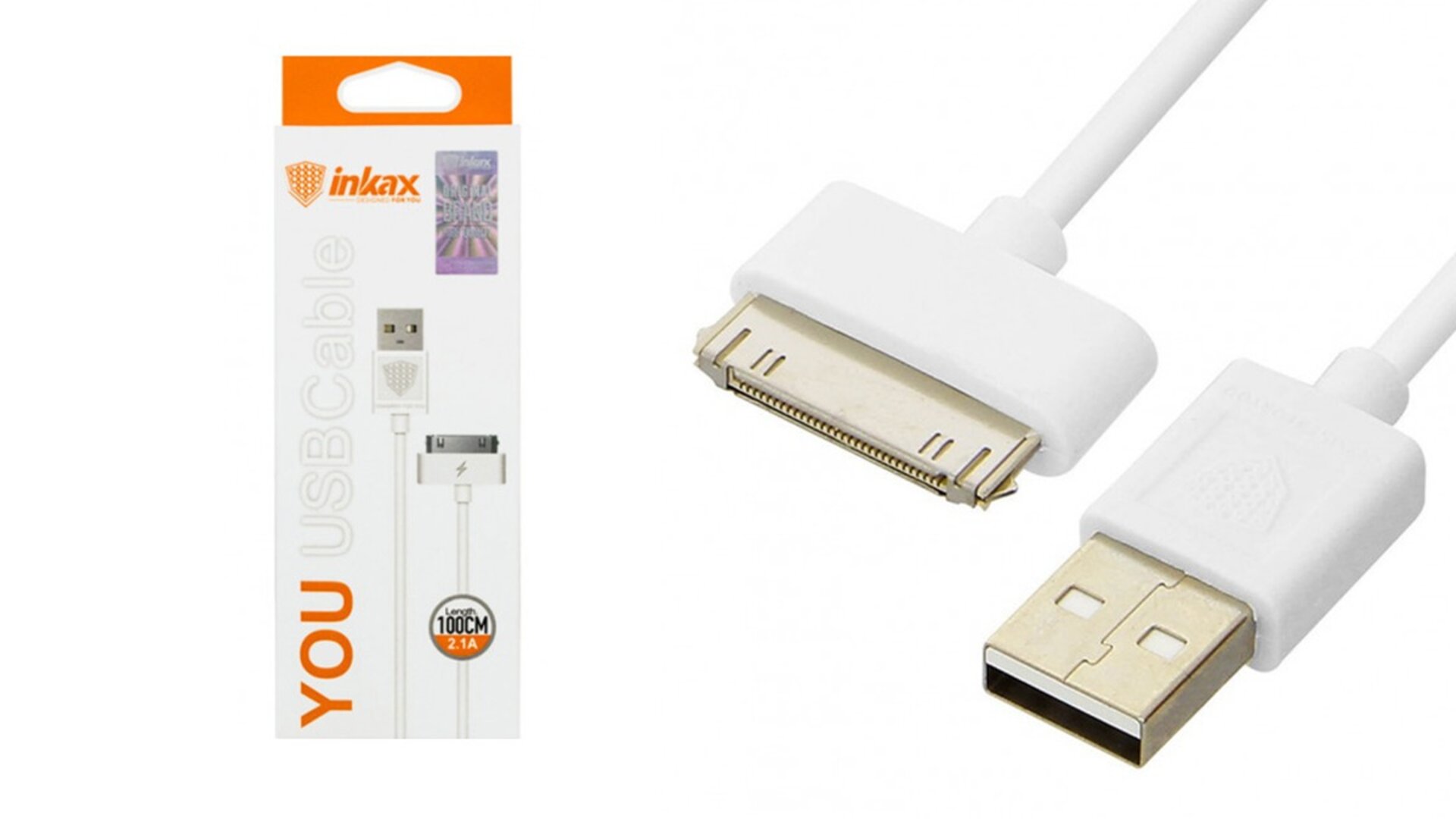 inKax CK-01 USB კაბელი iPhone 4/4s
