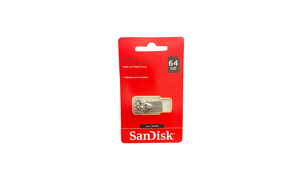 SanDisk Cruzer Blade USB 64GB ფლეშ მეხსიერება USB 2.0