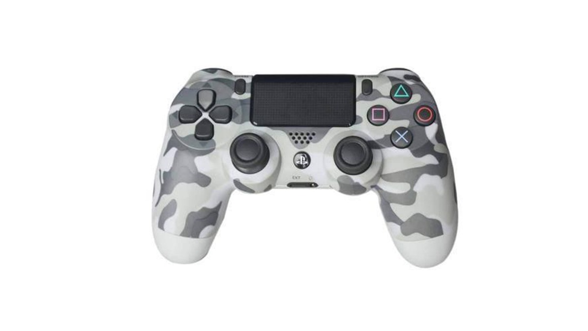 PlayStation Wireless Controller for PS4 camouflage (თეთრი სამხედრო)