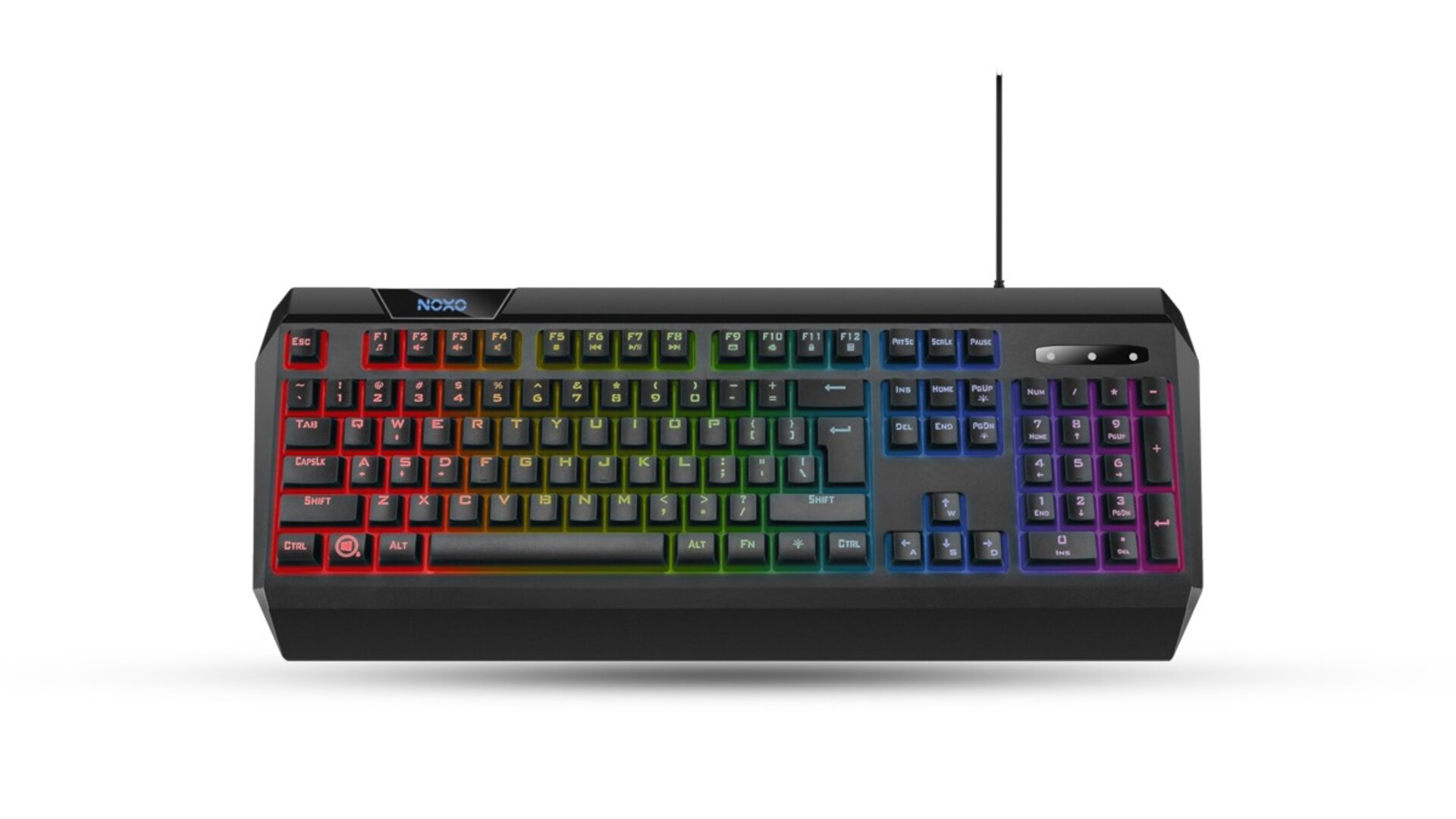 NOXO Origin Gaming Keyboard EN/RU შავი