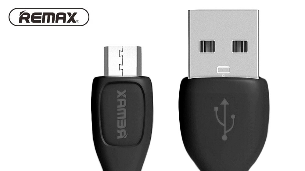 REMAX LESU RC-050m micro USB კაბელი შავი