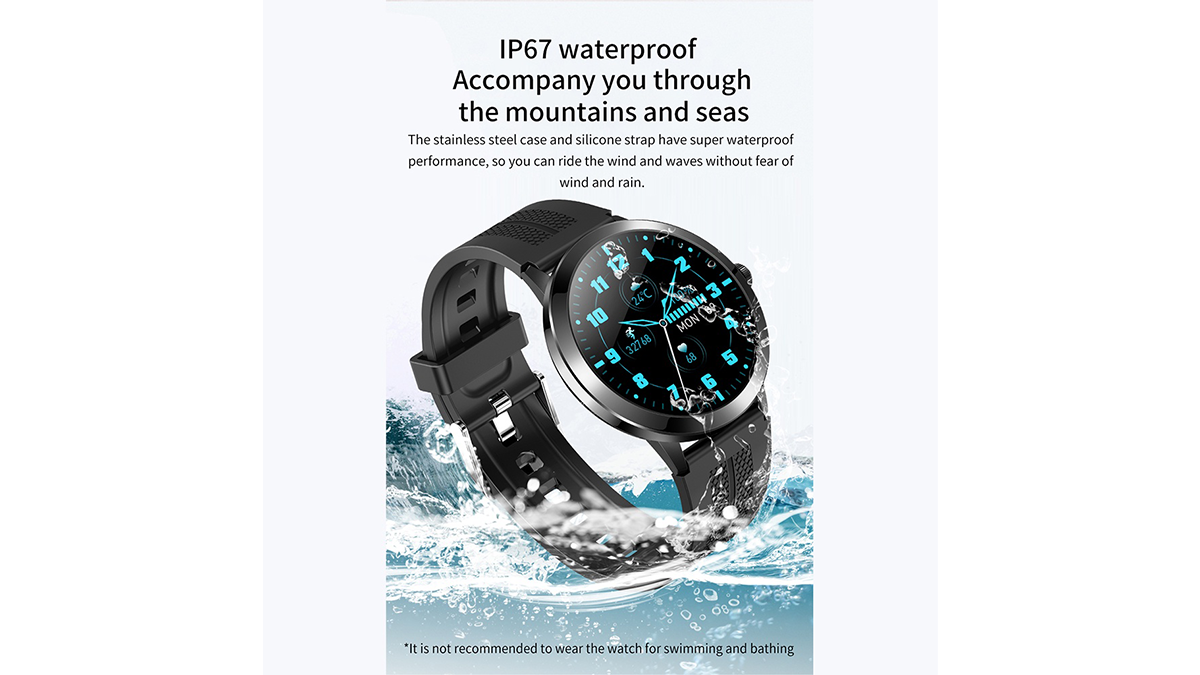 Colmi T6 Smart Watch სმარტ საათი შავი