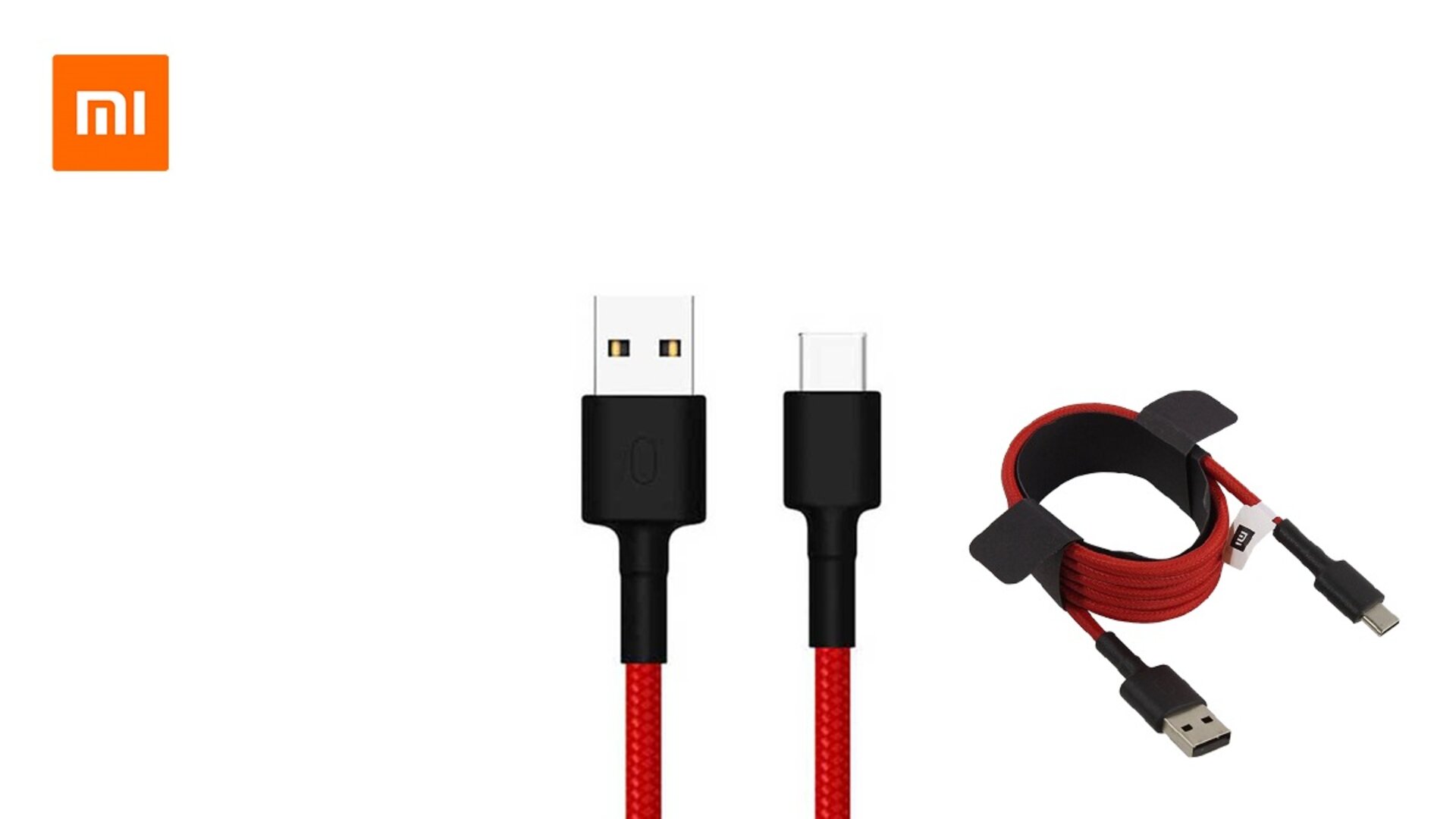 Xiaomi Mi SJX10ZM Type-C USB cable (1m) (original) წითელი