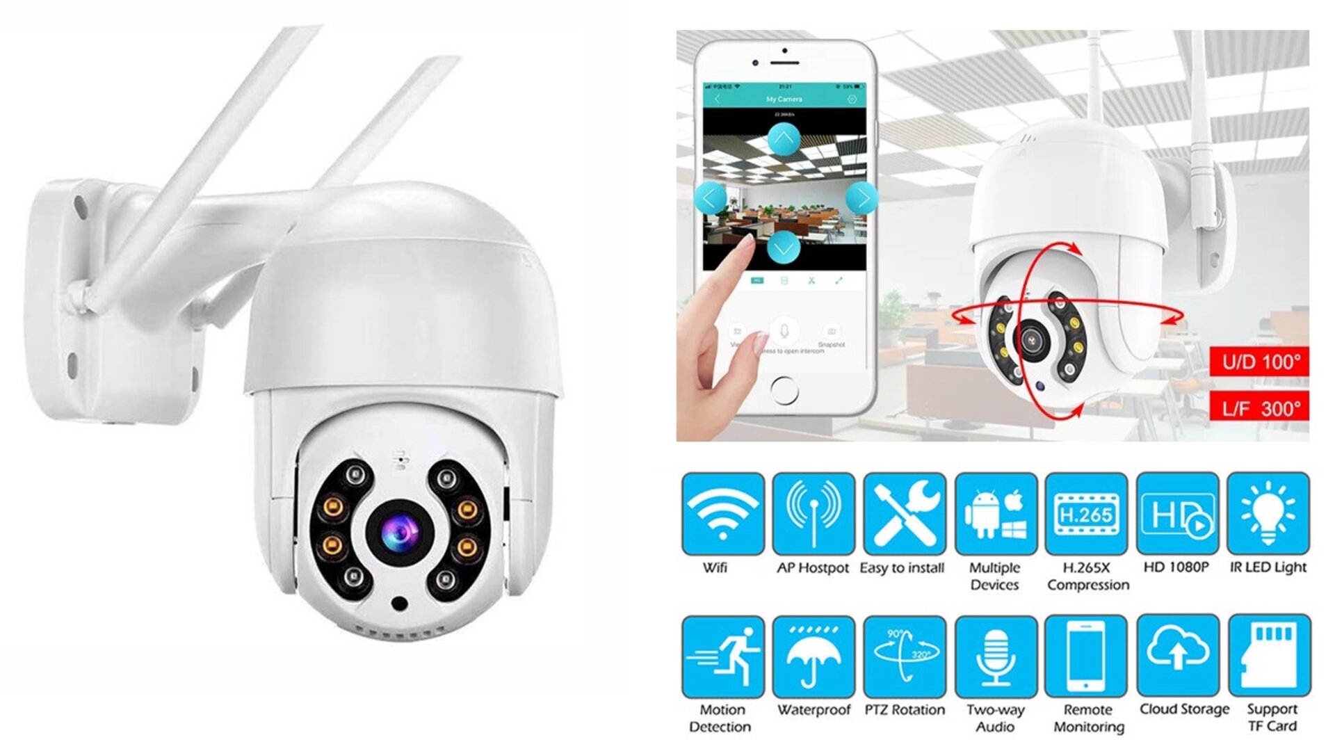 WIFI Smart Camera (real-time remote viewing)