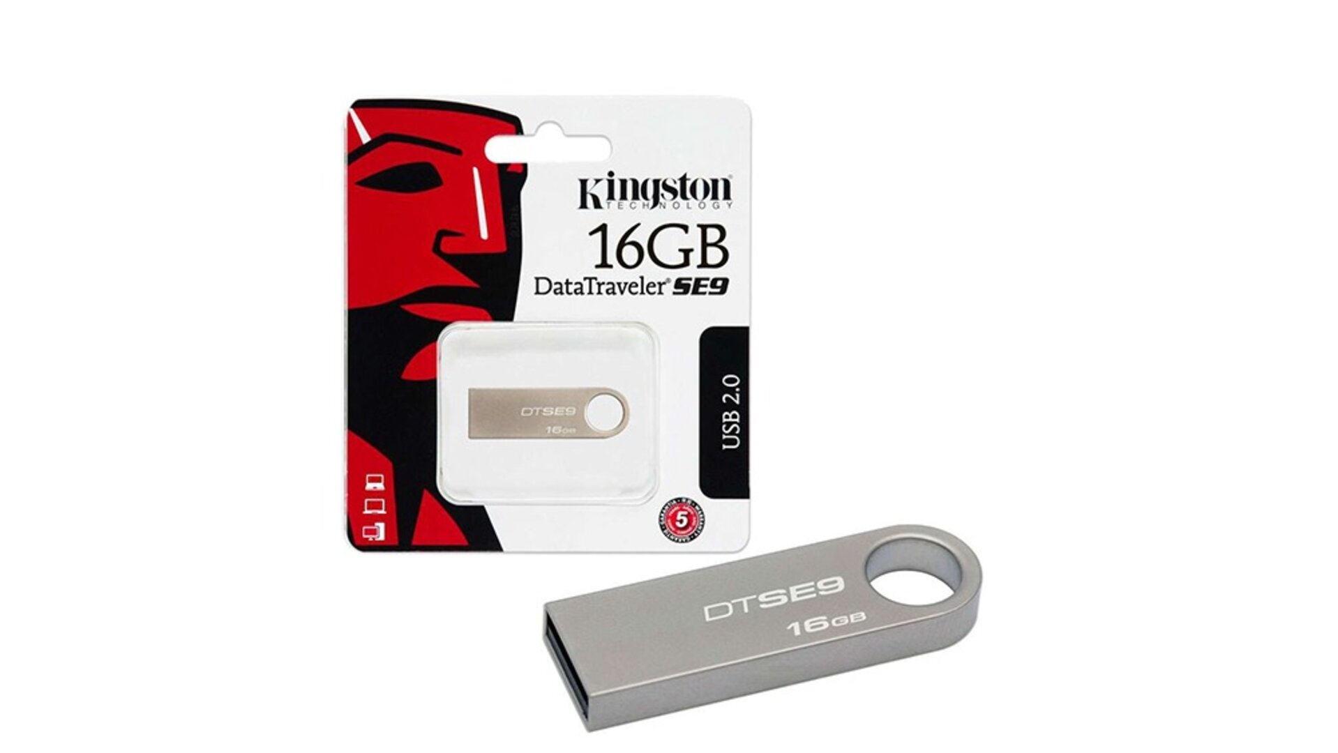 Kingston USB 16GB SE9 ფლეშ მეხსიერება